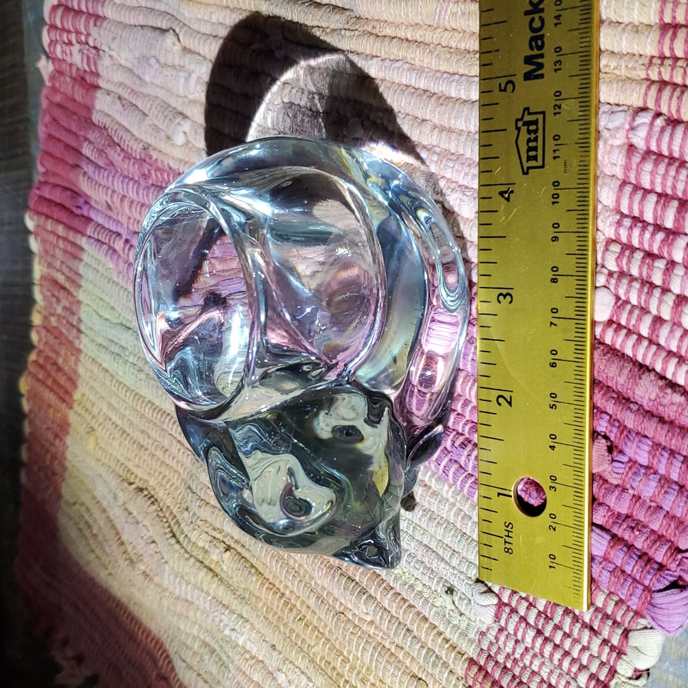 Elegant Glass Cat Figurine Candleholder‎ - Picture 3 of 5
